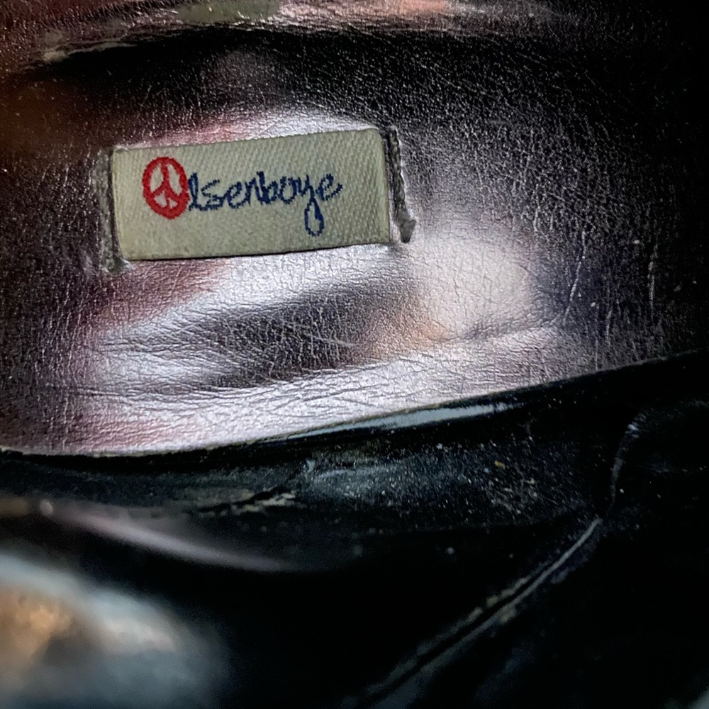 Olsenboye Black Platform Sequence Booties 6/ 6 1/2 - image 5